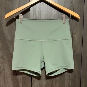 lululemon athletica Sage Green Bike Shorts